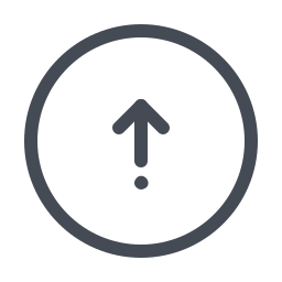256x256 Upward Arrow Icon