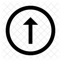 256x256 Upward Arrow Icon Of Line Style