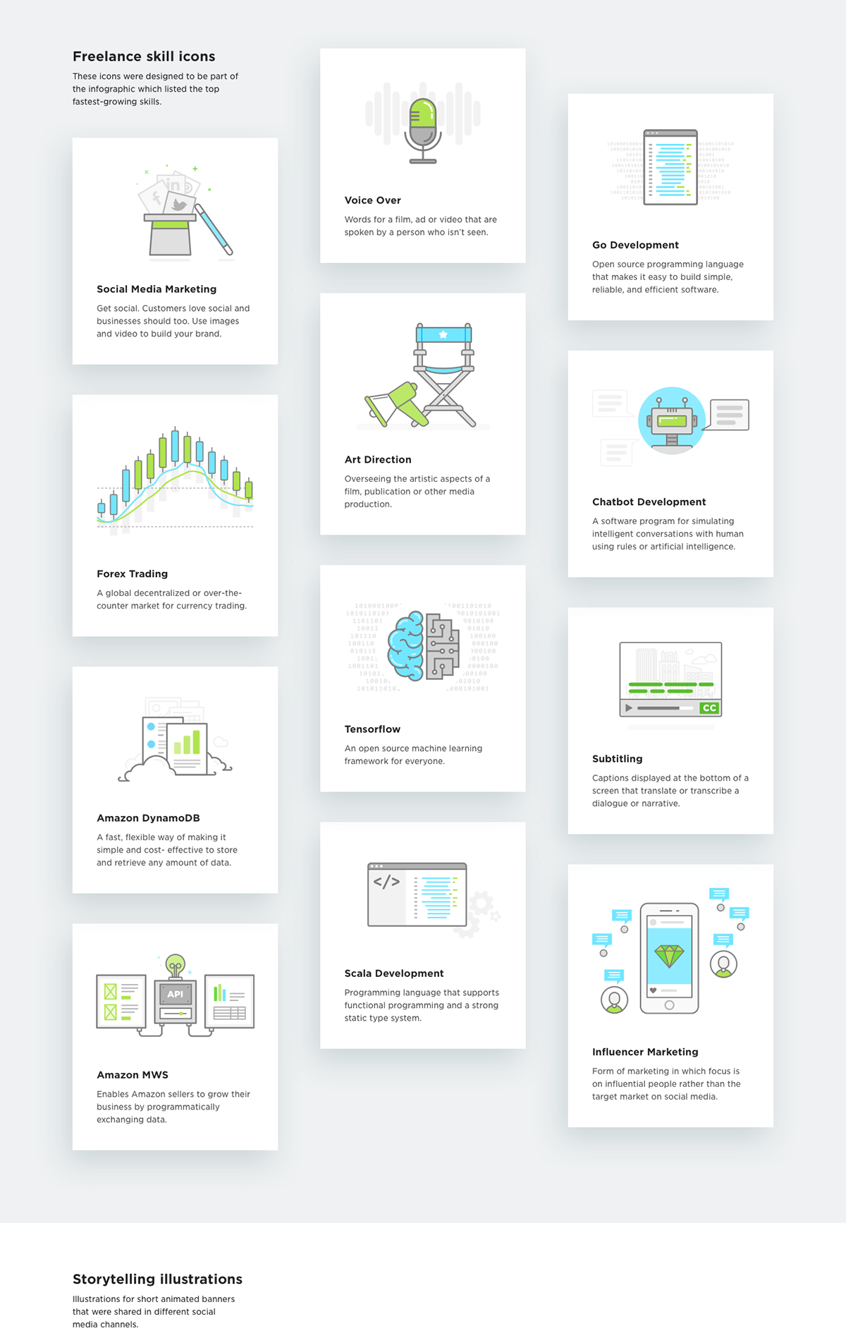 1200x1887 Various Icons And Illustrations For Upwork On Wacom Gallery