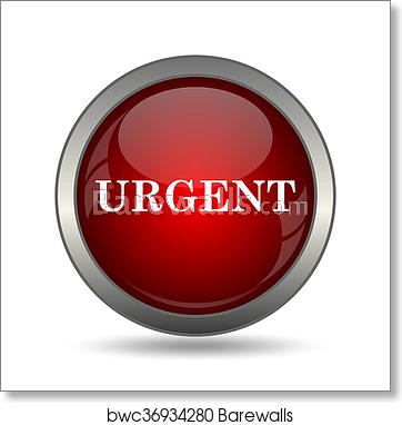 362x382 Urgent Icon, Art Print Barewalls Posters Prints