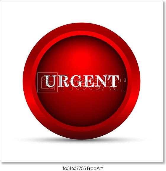 561x581 Free Art Print Of Urgent Icon Urgent Icon Internet Button