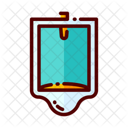 256x256 Urinal Icon Of Colored Outline Style