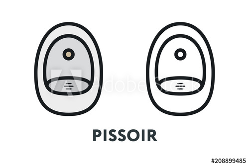 Toilet Male Urinal Pissoir Lavatory Minimal Color Flat Line 500x334 Toilet Male Urinal Pissoir Lavatory Minimal Color Flat Line