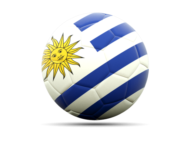 640x480 Football Icon Illustration Of Flag Of Uruguay