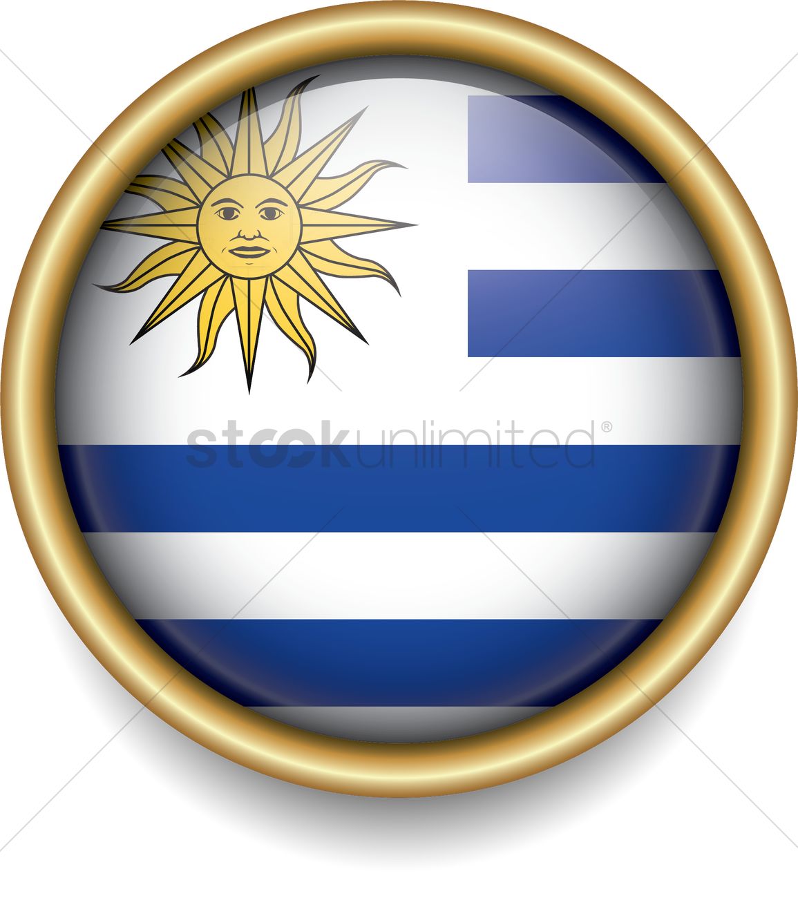 1155x1300 Uruguay Flag Icon Vector Image
