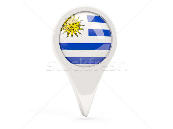 600x450 Round Flag Icon Of Uruguay Stock Photo Mikhail Mishchenko