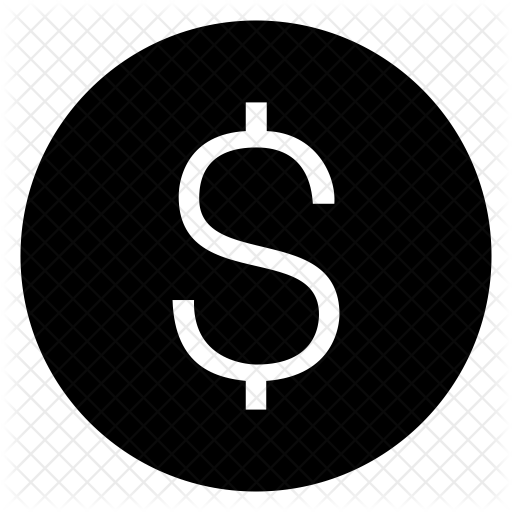 512x512 Us Dollar Icon Of Glyph Style