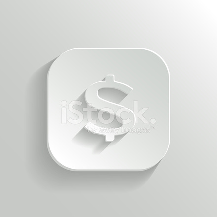 440x440 Us Dollar Icon On White Vector Money Stock Vector