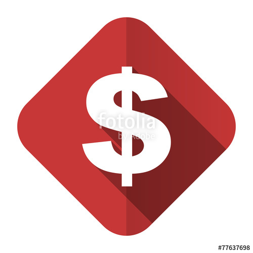 500x500 Dollar Flat Icon Us Dollar Sign Stock Photo And Royalty Free