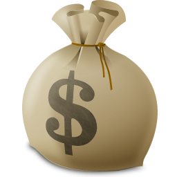 256x256 Money Bag Us Dollar Icons Icons