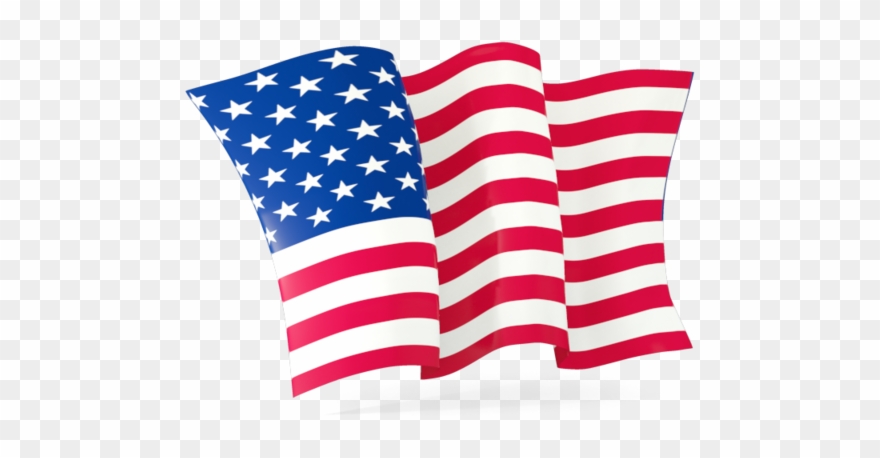 880x458 Waving American Flag Clip Art