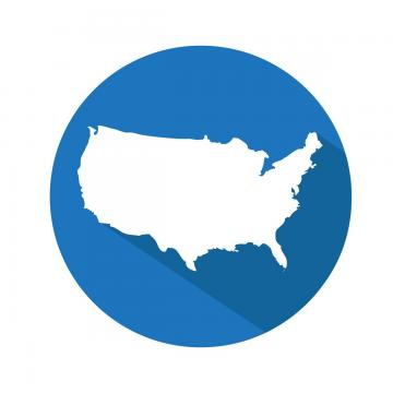 360x360 Usa Map Png, Vector, And Clipart With Transparent Background
