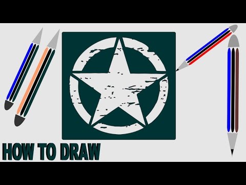 480x360 How To Draw Military Star Logo