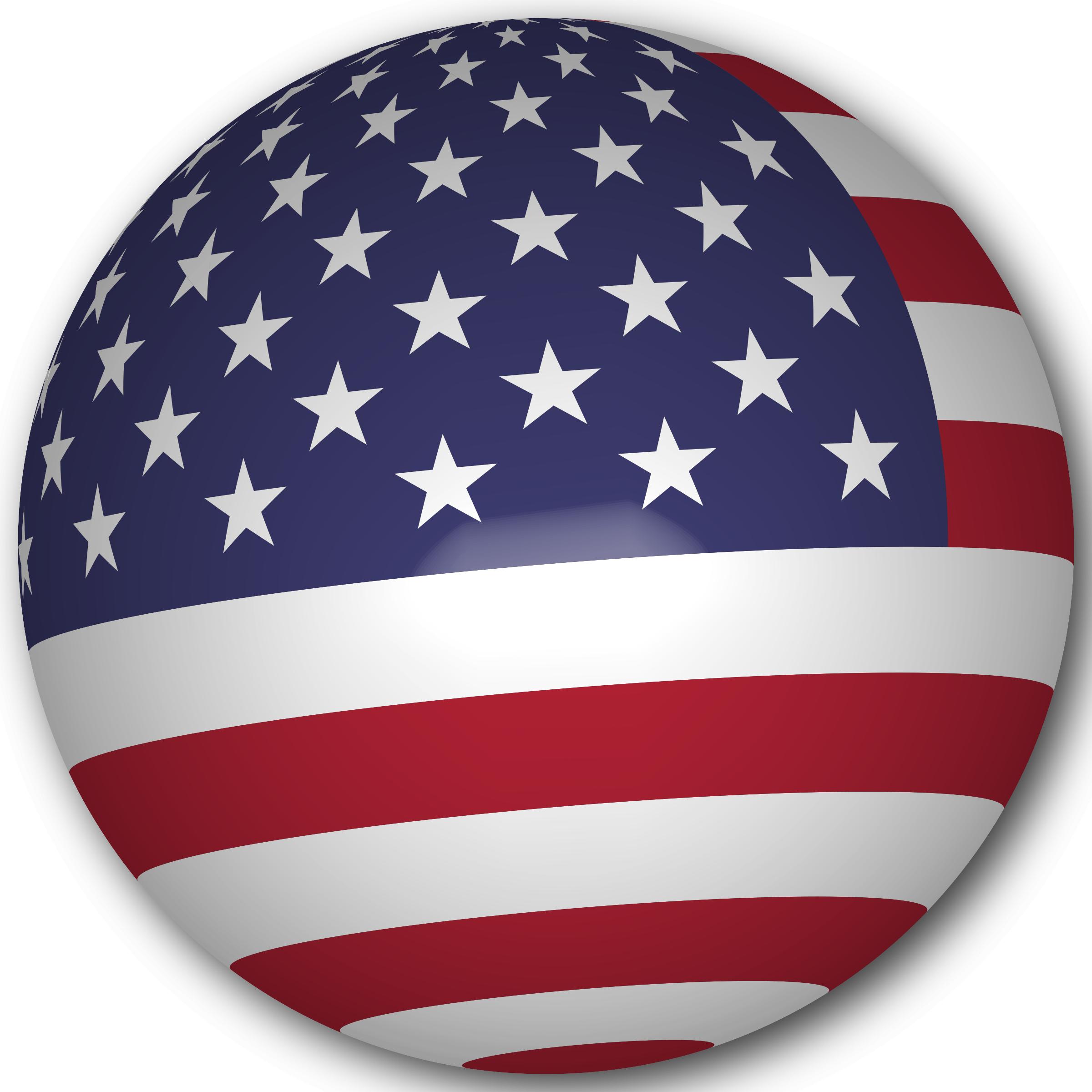 Usa Flag Sphere Icons Png 2400x2400 Usa Flag Sphere Icons Png