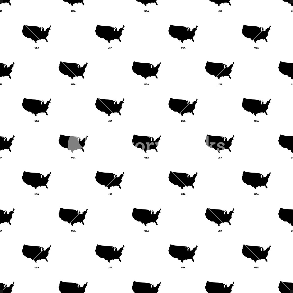 1000x1000 Usa Map Icon Simple Illustration Of Usa Map Vector Icon For Web