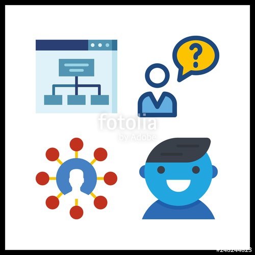 500x500 Usability Icon Vector Illustration Usability Set Sitemap