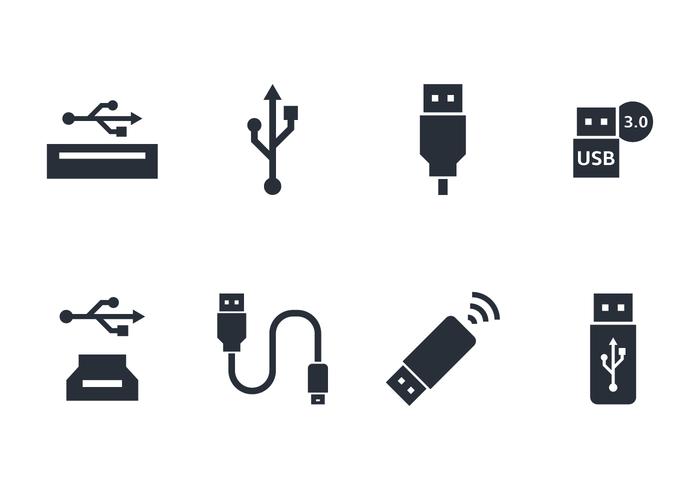700x490 Usb Icon Set