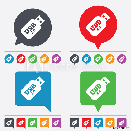 500x500 Usb Stick Sign Icon Usb Flash Drive Button