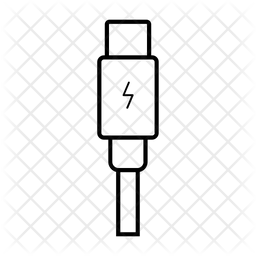 256x256 Usb C Icon Of Line Style