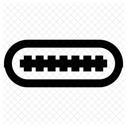 512x512 Usb Type C Icon Of Line Style