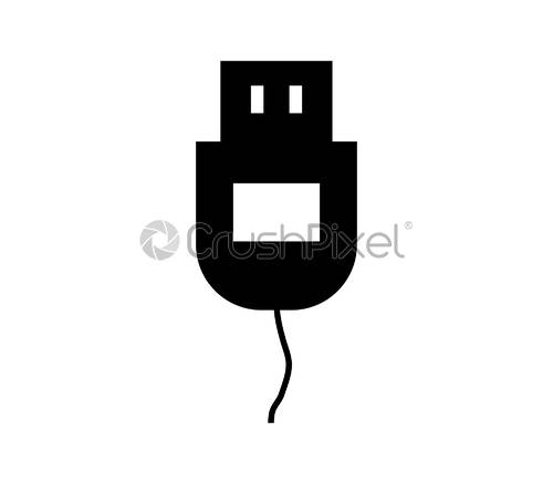 Usb Cable Icon, Stock Vector Crushpixel 500x438 Usb Cable Icon, Stock Vector Crushpixel
