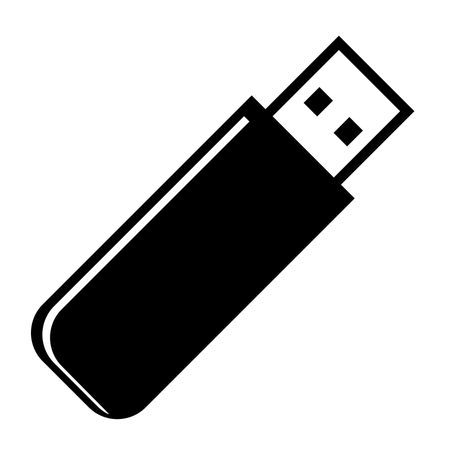 450x450 Vector Illustration Of Pen Drive Icon In Black Freestock Icons
