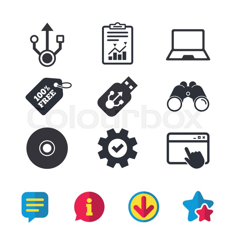 Usb Flash Drive Icons Notebook Or Stock Vector Colourbox 800x800 Usb Flash Drive Icons Notebook Or Stock Vector Colourbox
