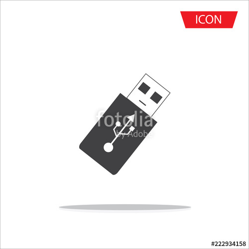 Usb Flash Icon Vector, Flash Drive Vector Icon On White Background 500x500 Usb Flash Icon Vector, Flash Drive Vector Icon On White Background