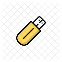 Flash Drive Icon Of Colored Outline Style 256x256 Flash Drive Icon Of Colored Outline Style