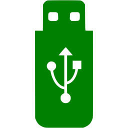 256x256 Green Usb Icon