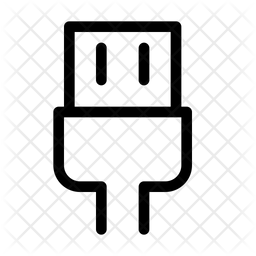 256x256 Micro Usb Cord Icon Of Line Style