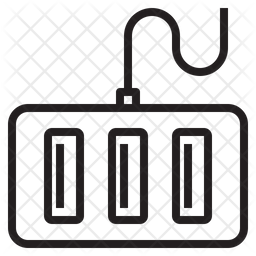 256x256 Usb Connector Icon Of Line Style
