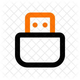 256x256 Usb Stick Icon Of Line Style