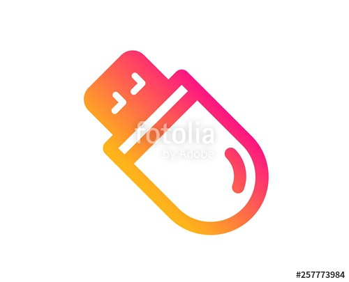 500x405 Usb Stick Icon Computer Memory Component Sign Data Storage