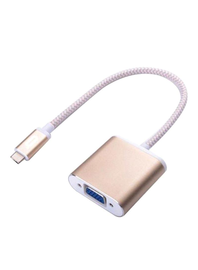 800x1091 Shop Icon Vga To Type C Converter Gold Online In Egypt
