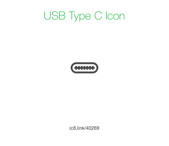 572x495 Usb Type C Icon