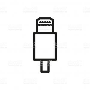 300x300 Usb Type C Icon Vector Illustration Gm Createmepink