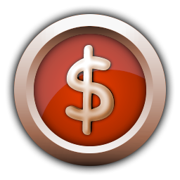 256x256 Metallic Usd Icon
