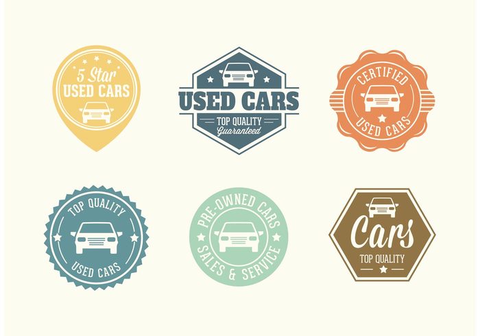 700x490 Free Used Car Vector Badges