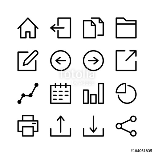 500x500 The Most Useful Icon For Mobile App Or Website Stock Image