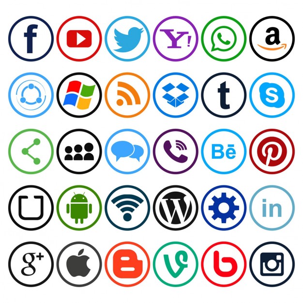 626x626 Useful Icons For Social Networks Vector Free Download