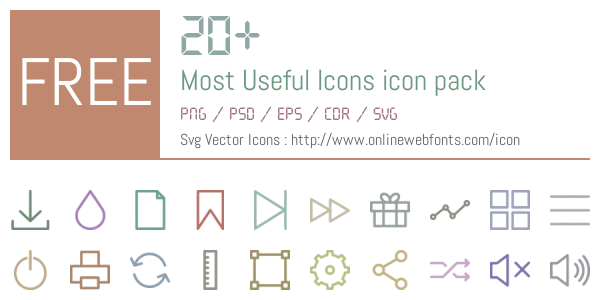600x300 Most Useful Icons Icons Packs Free Downloads