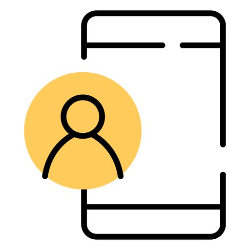 Smartphone Icon User Account Stroke 512x512 Smartphone Icon User Account Stroke