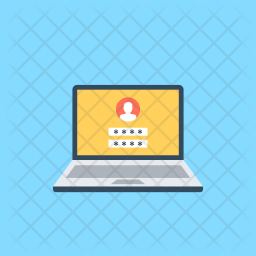 256x256 User Authentication Icon Of Flat Style