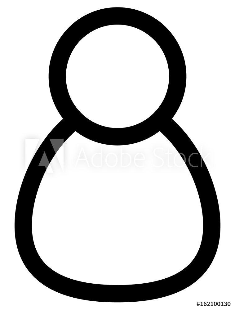 758x1000 Fotografie, Obraz Figure, Character User Avatar Icon, Symbol