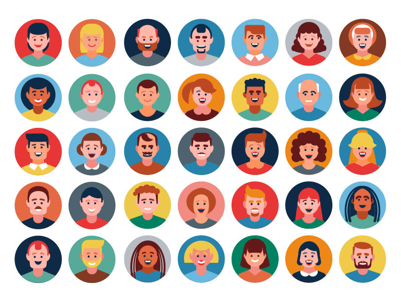 800x600 User Avatar Profile Flat Icons