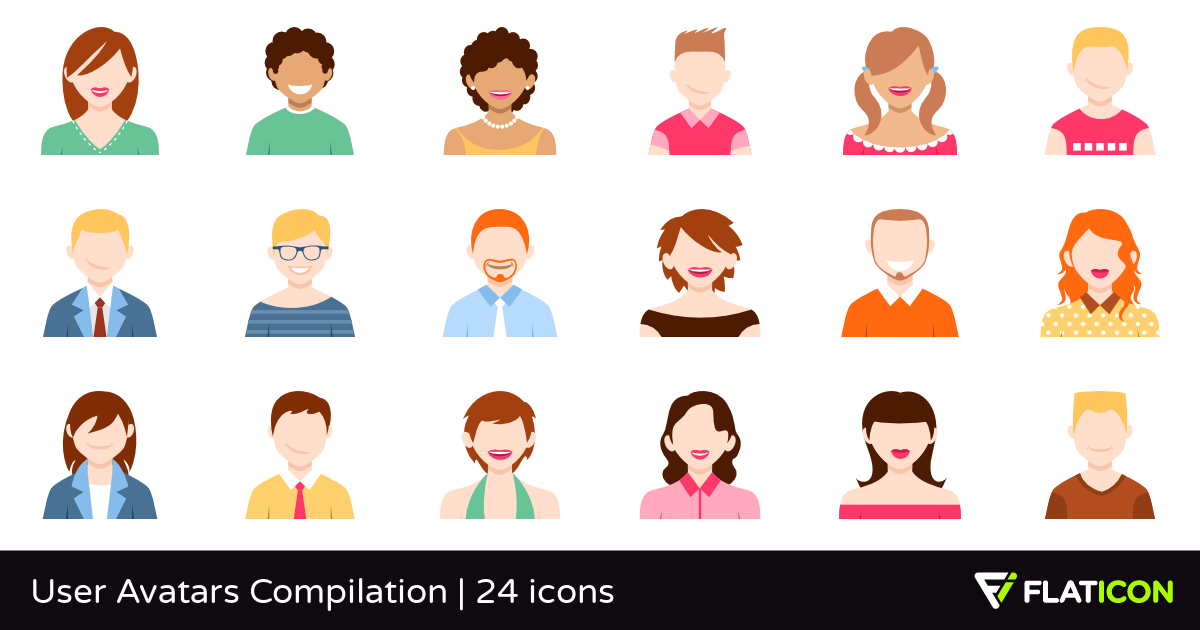 1200x630 User Avatars Compilation Premium Icons