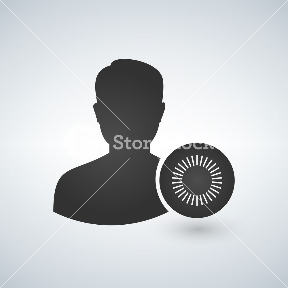 Loading User Avatar Account Flat Icon In Circle Vector Isolated 1000x1000 Loading User Avatar Account Flat Icon In Circle Vector Isolated
