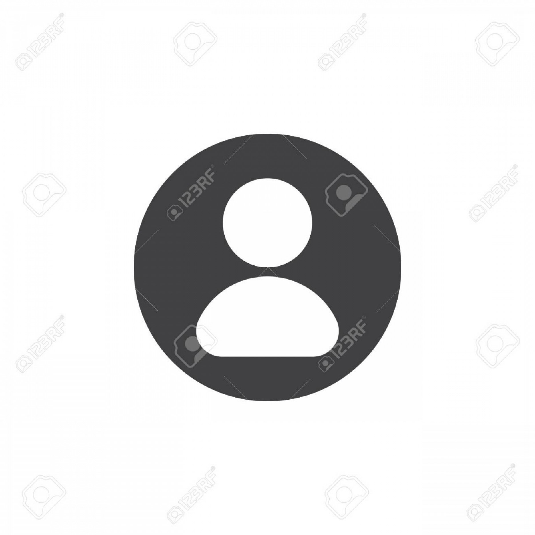Photostock Vector User Account Flat Icon Round Simple Button 1872x1872 Photostock Vector User Account Flat Icon Round Simple Button