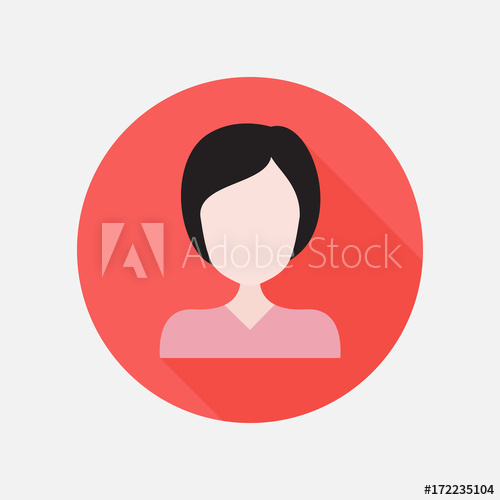 Girl Flat Icon Business Woman User Avatar Vector Illustration 500x500 Girl Flat Icon Business Woman User Avatar Vector Illustration